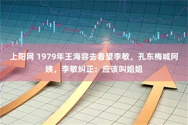 上阳网 1979年王海容去看望李敏，孔东梅喊阿姨，李敏纠正：应该叫姐姐